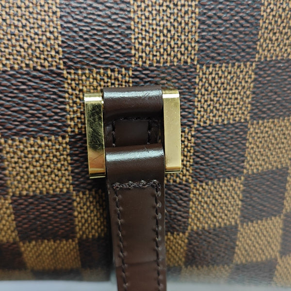 PAPILLON 30 Damier Ebene Coated Canvas Brown