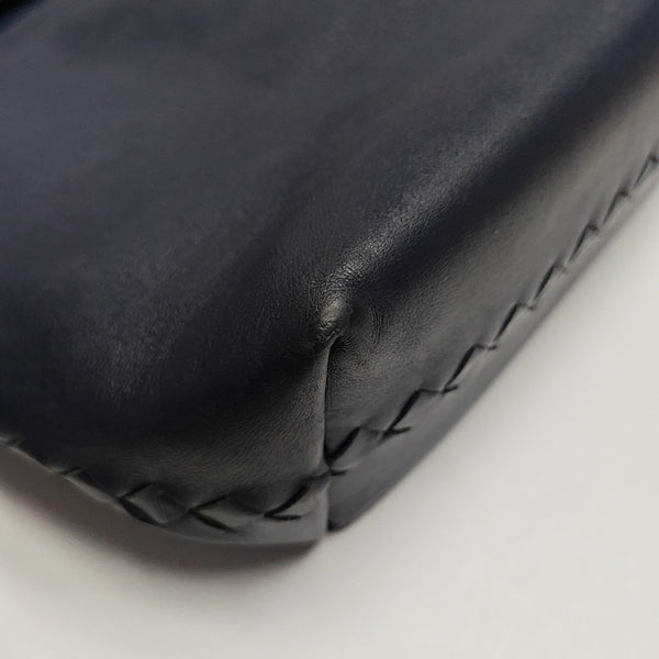 Calfskin Shoulder Bag Blue
