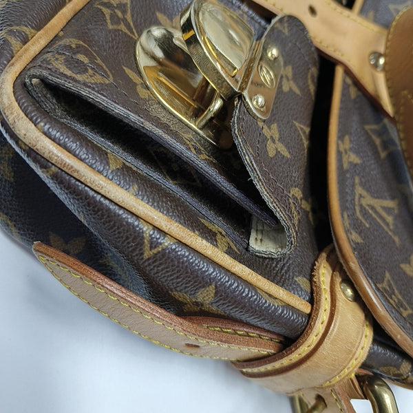 HUDSON PM Monogram Coated Canvas Brown