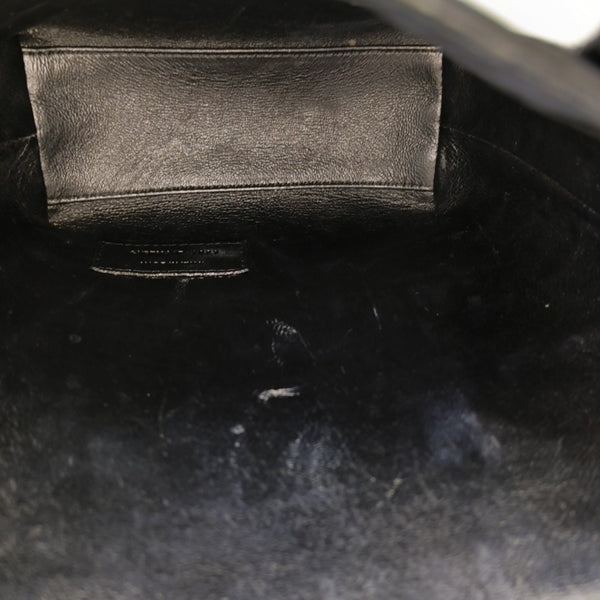 Calfskin Shoulder Bag Black