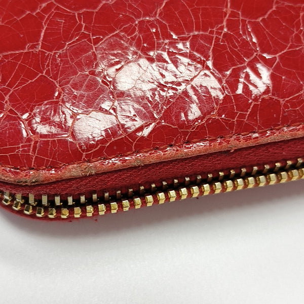 Calfskin Wallet Red