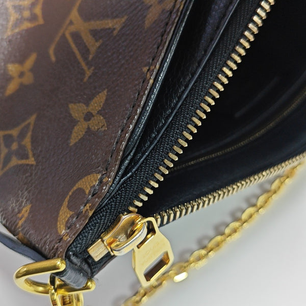 PALLAS BB Monogram Coated Canvas Brown