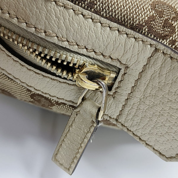 Monogram Canvas Top Handle Bag Brown