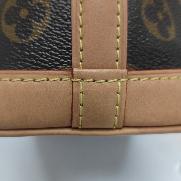 NOÉ Nano Monogram Coated Canvas Brown