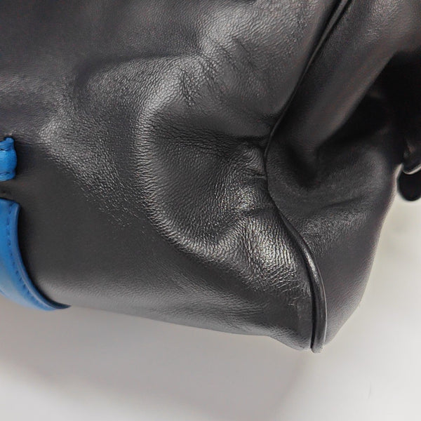 Calfskin Top Handle Bag Black