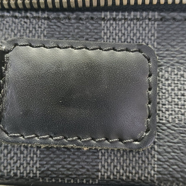 STEEVE Damier Graphite Coated Canvas Gray