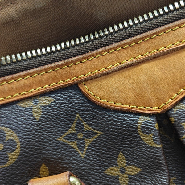 PALERMO PM Monogram Coated Canvas Brown