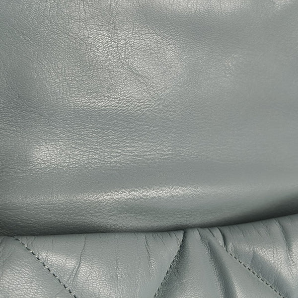 CHANEL 19 Large Quilted Lambskin Blue