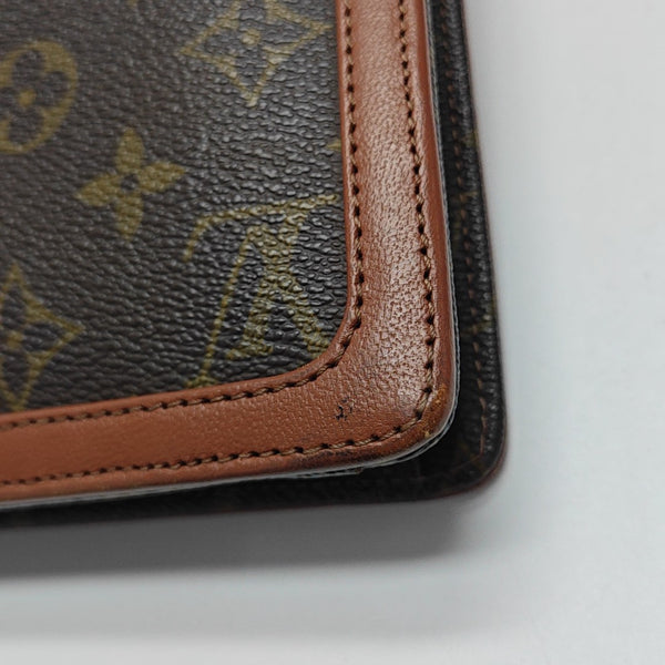DAME GM Monogram Coated Canvas Brown