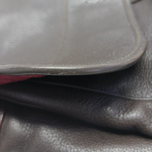 Calfskin Shoulder Bag Brown