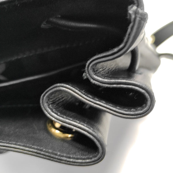 Calfskin Backpack Black
