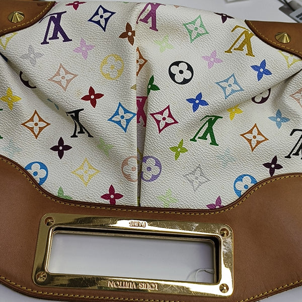 LV × TM JUDY MM Monogram Coated Canvas White