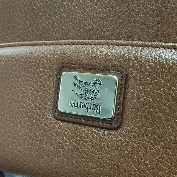 Calfskin Shoulder Bag Brown