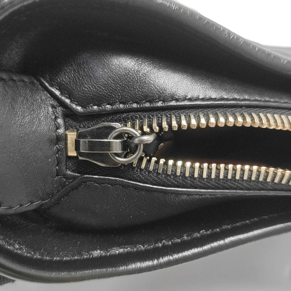 GABRIELLE Small Quilted Vintage Calf Black
