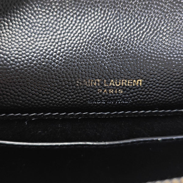 MONOGRAM Chevron Calfskin Black