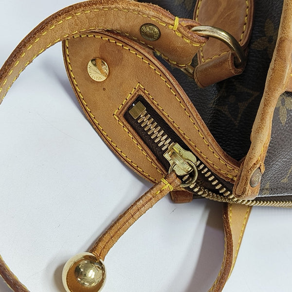 POPINCOURT Monogram Coated Canvas Brown