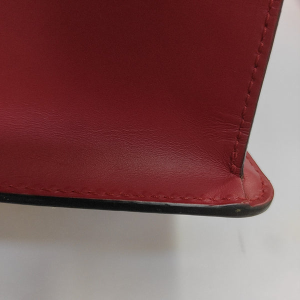 Sylvie Mini Calfskin Red