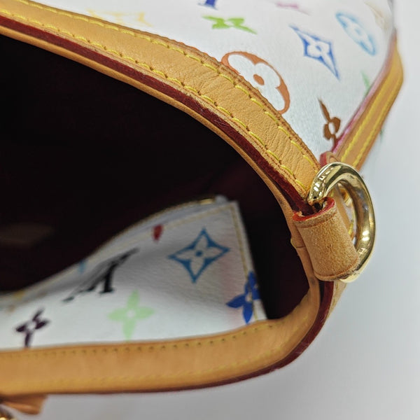 LV × TM SHARLEEN GM Monogram Coated Canvas White