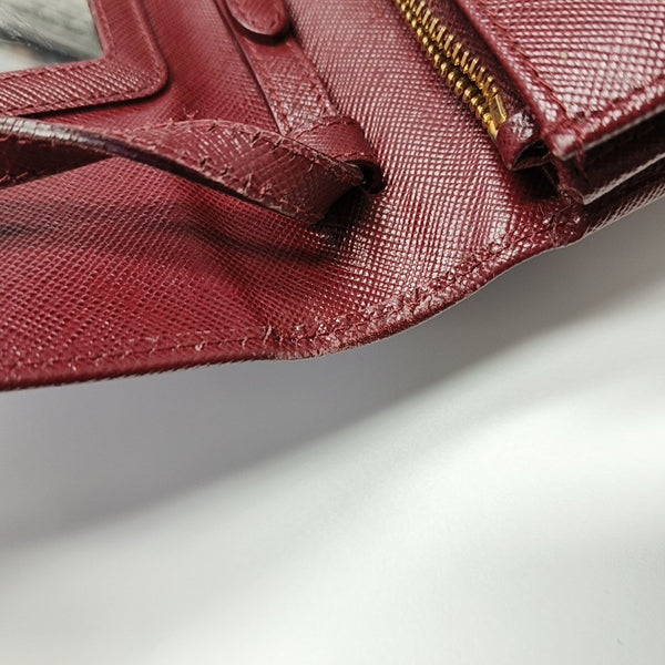 Saffiano Calfskin Shoulder Bag Red