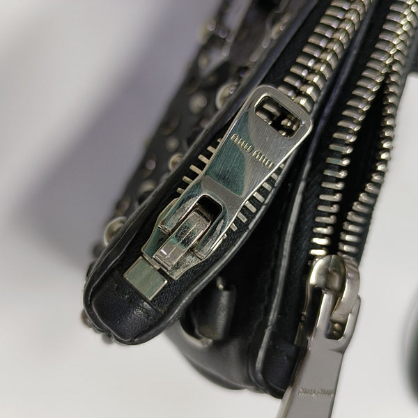 Calfskin Shoulder Bag Black