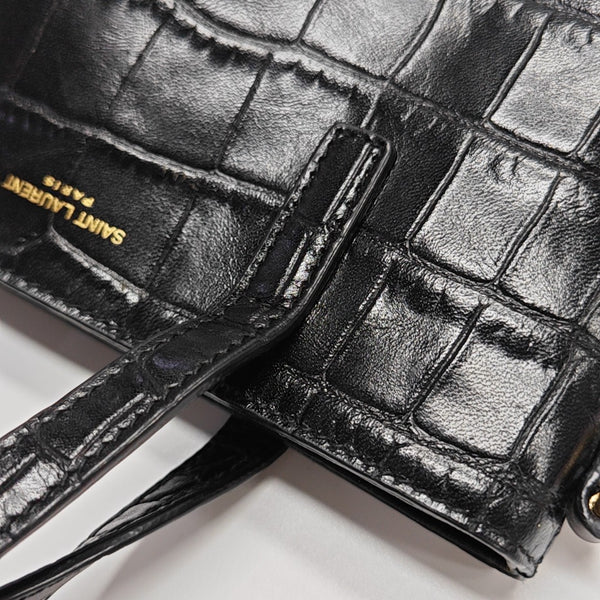 Calfskin Shoulder Bag Black