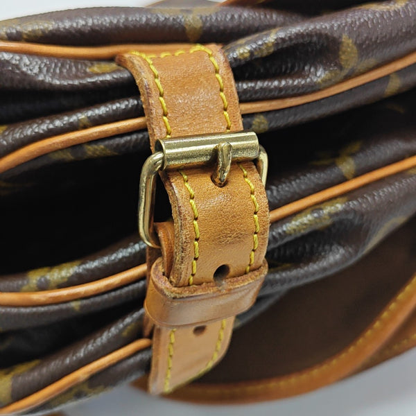 SAUMUR 35 Monogram Coated Canvas Brown