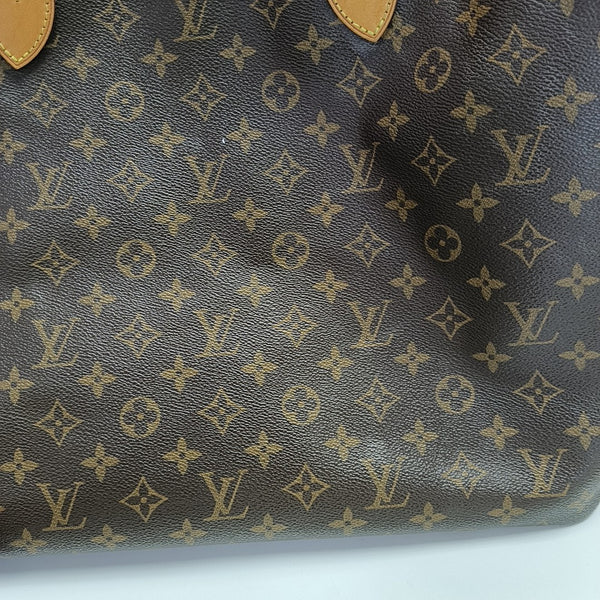NEVERFULL GM Monogram Coated Canvas Brown