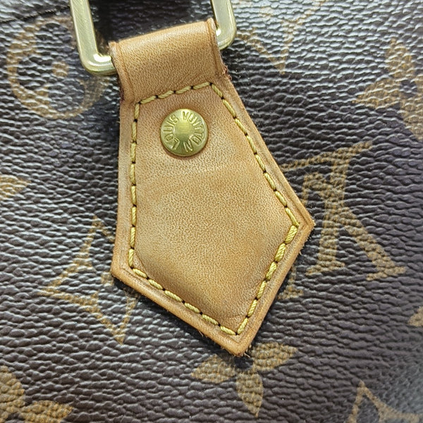 SPEEDY 30 Monogram Coated Canvas Brown