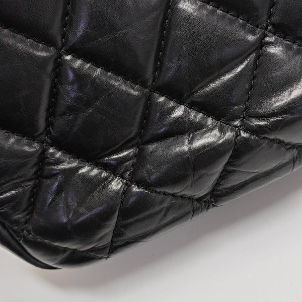 Quilted Calfskin Tote Bag Black
