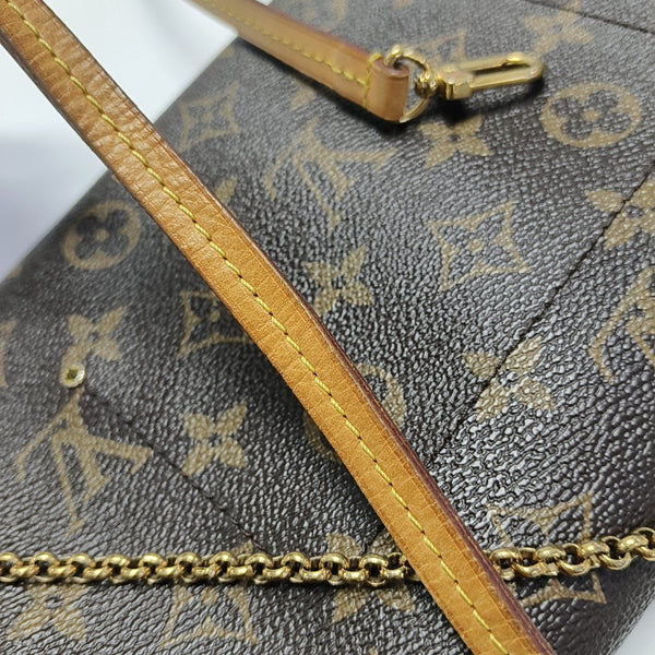 FAVORITE PM Monogram Coated Canvas Brown