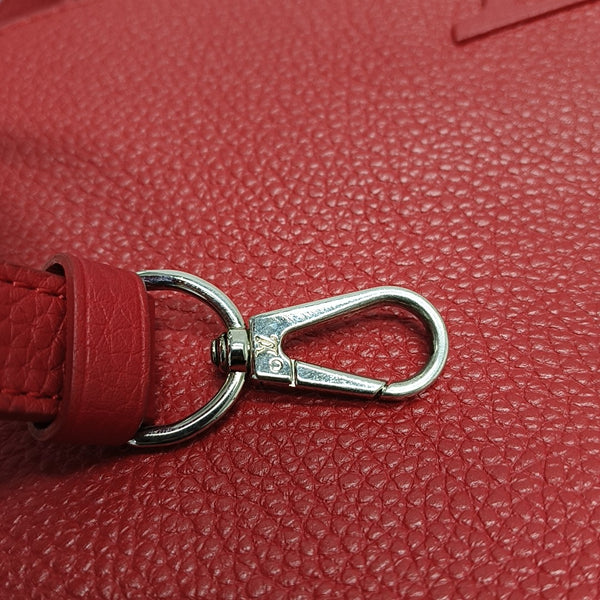 Capucines MM Piel de becerro Rojo