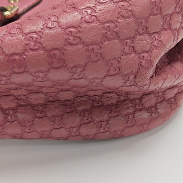 Monogram Calfskin Shoulder Bag Red