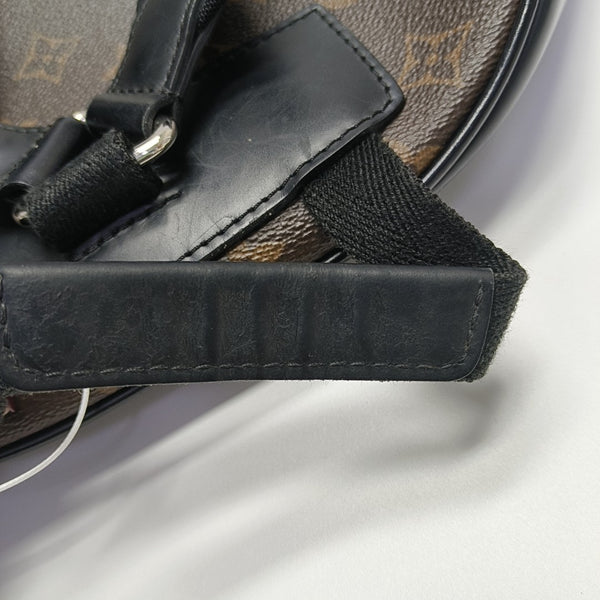 JOSH Monogram Coated Canvas Brown