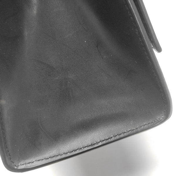 Hourglass S Calfskin Black