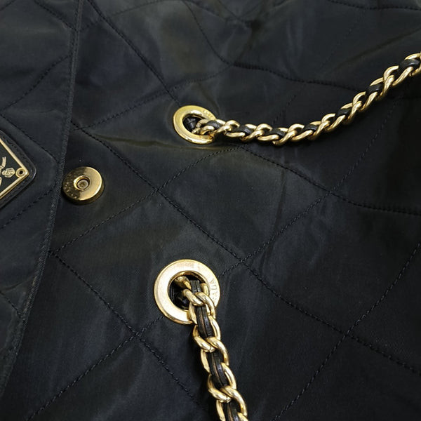 Quilted Nylon Black