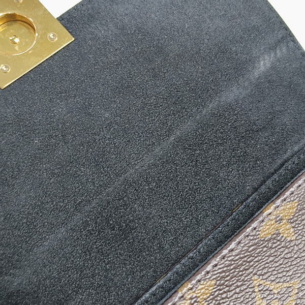 LOCKY BB Monogram Coated Canvas Brown