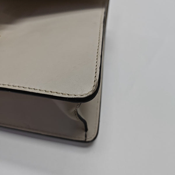 Sylvie Mini Calfskin White