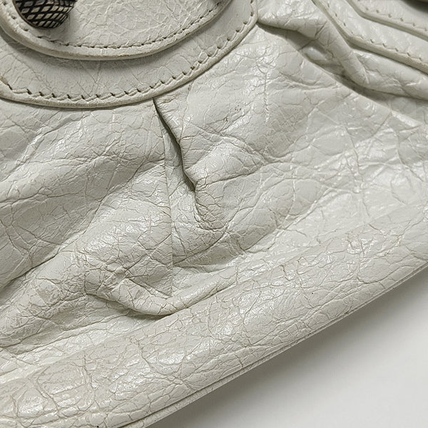 Le Cagole Mini Lambskin White