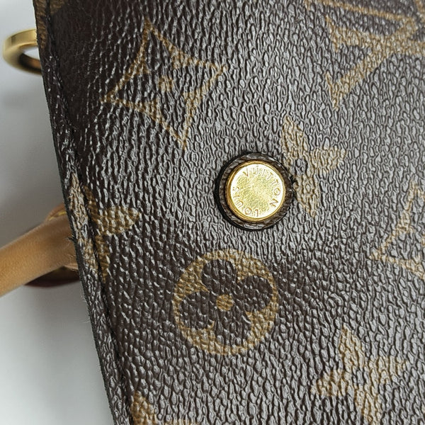 MONTAIGNE Monogram Coated Canvas Brown