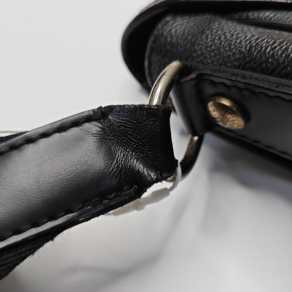 DANIEL GM Damier Graphite Coated Canvas Gray