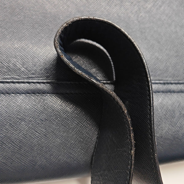 Calfskin Shoulder Bag Blue