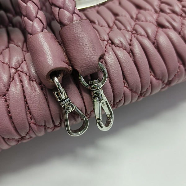Crystal Quilted Lambskin Pink