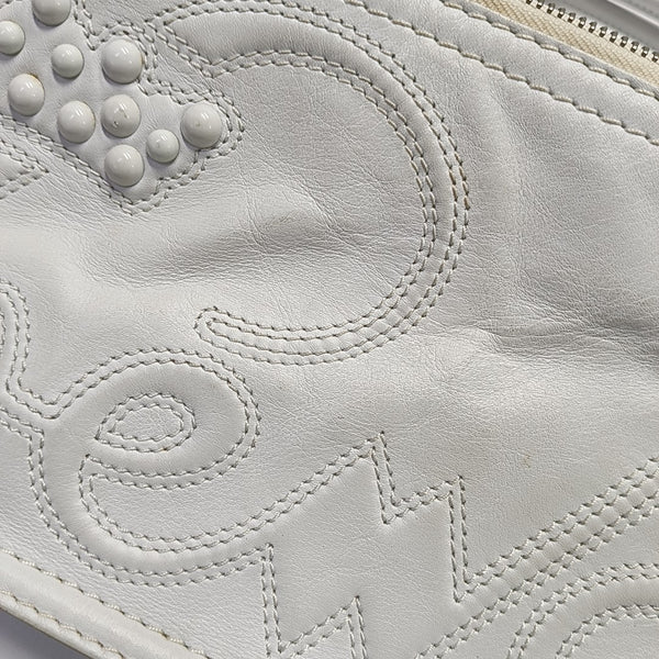 Quilted Calfskin White