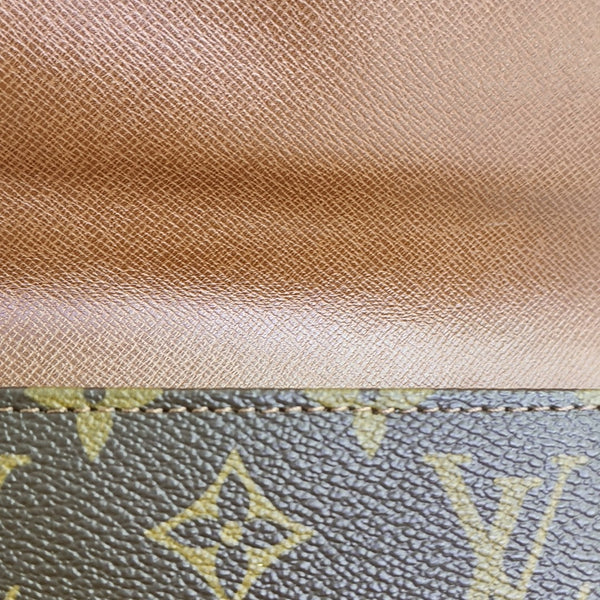 DAME Monogram Coated Canvas Brown