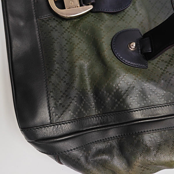 Calfskin Top Handle Bag Green