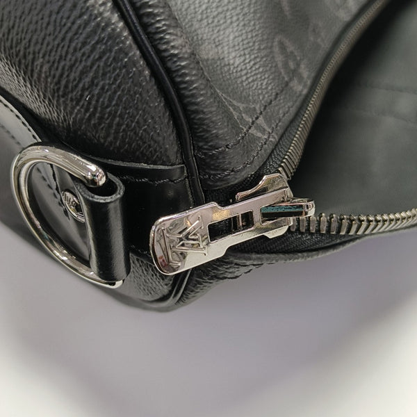 KEEPALL 45 Monogram Coated Canvas Black