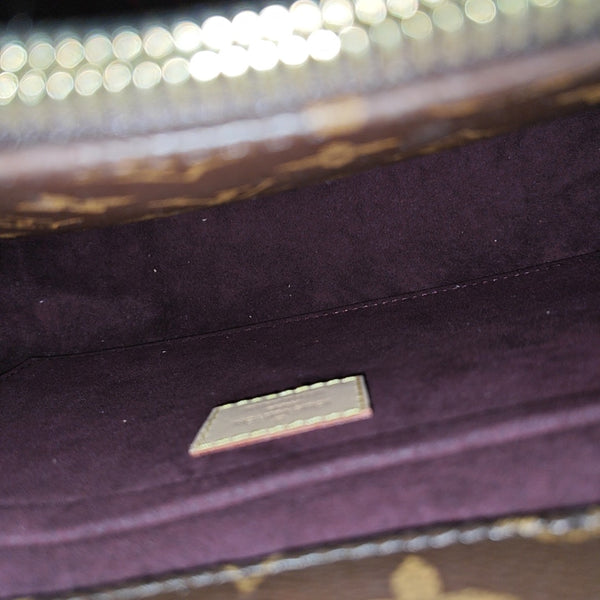 MONTAIGNE Monogram Coated Canvas Brown