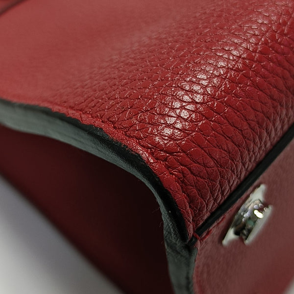 CITY STEAMER PM Calfskin Red