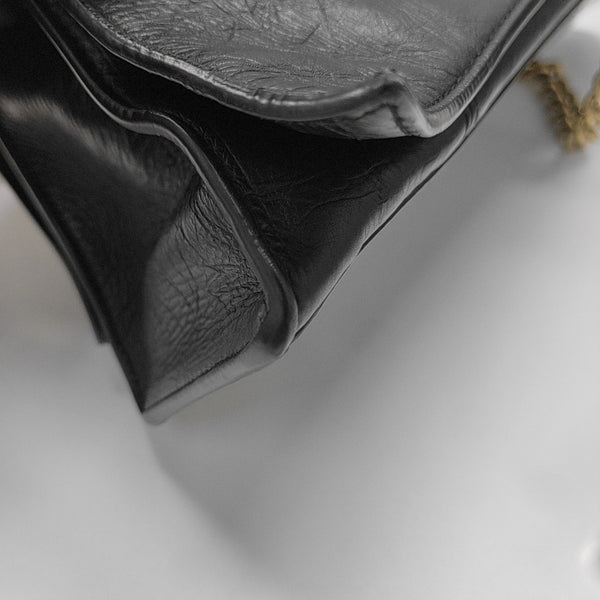 Crush Medium Calfskin Black