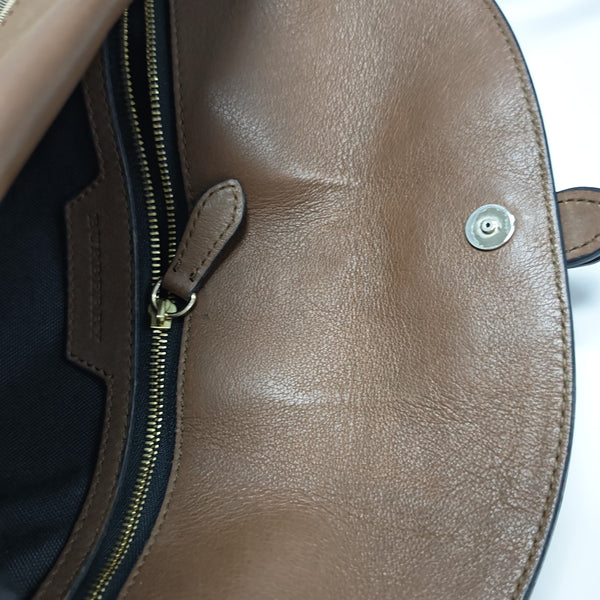 Canvas Shoulder Bag Beige